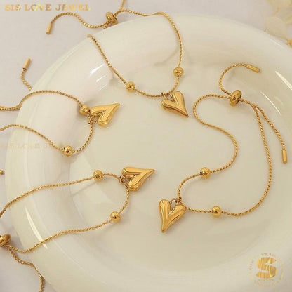 Pure Love Adjustable Chain Bracelet B018