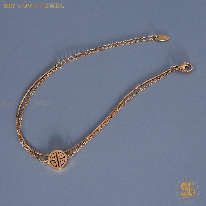 2-Layer Chain Bracelet B010