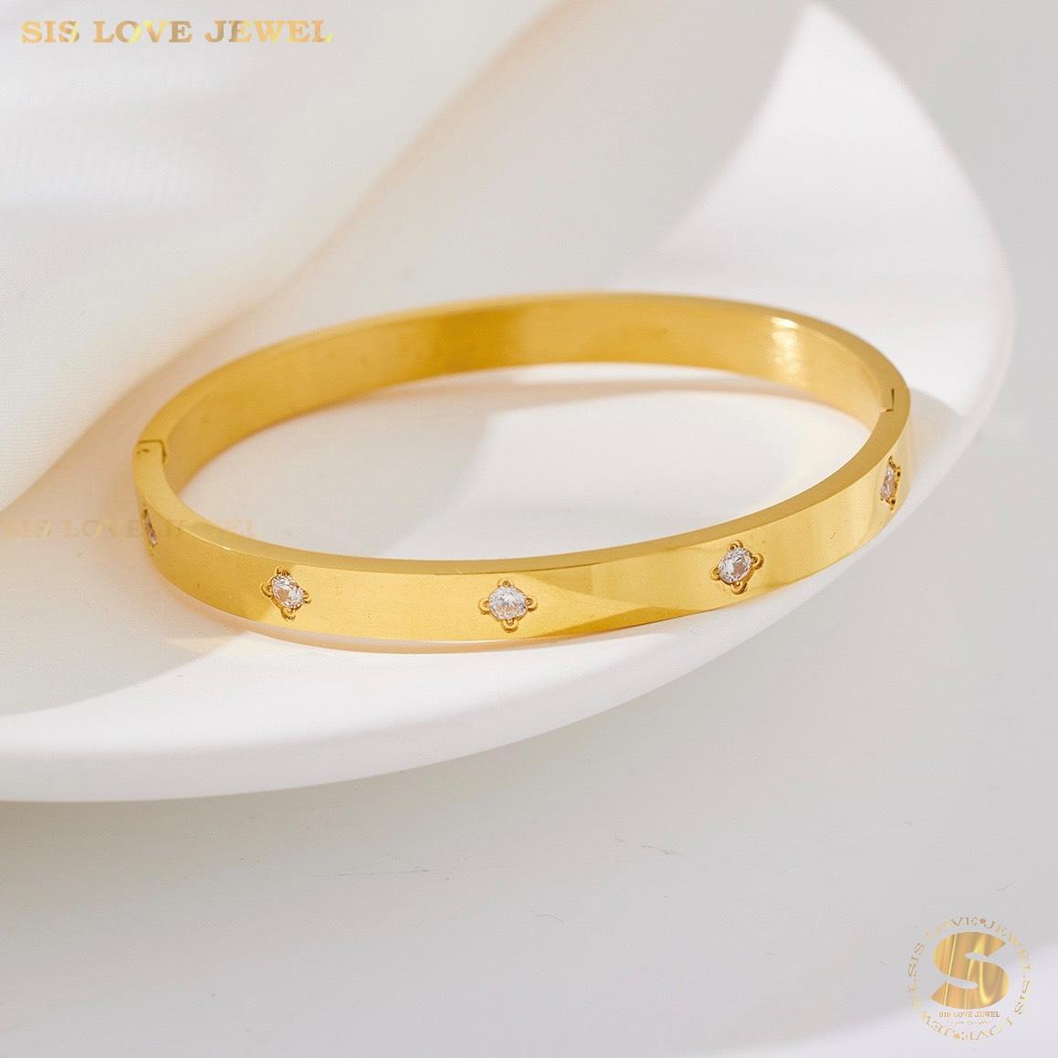 Starlight Zirconia Bangle H103