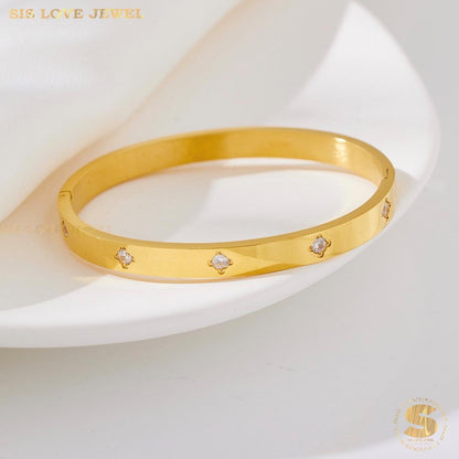 Starlight Zirconia Bangle H103