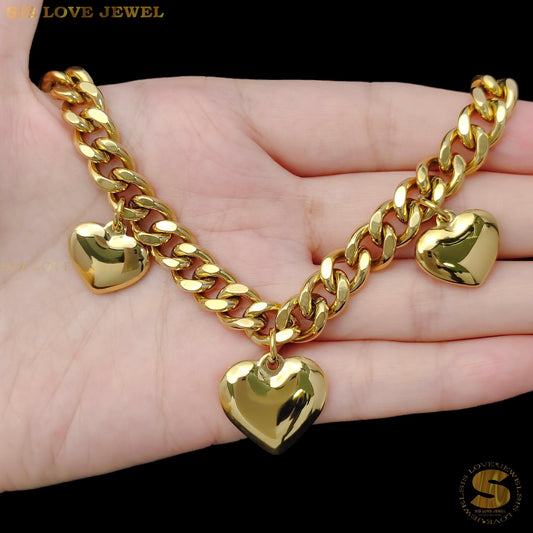 3 Love Pendant Bracelet B211