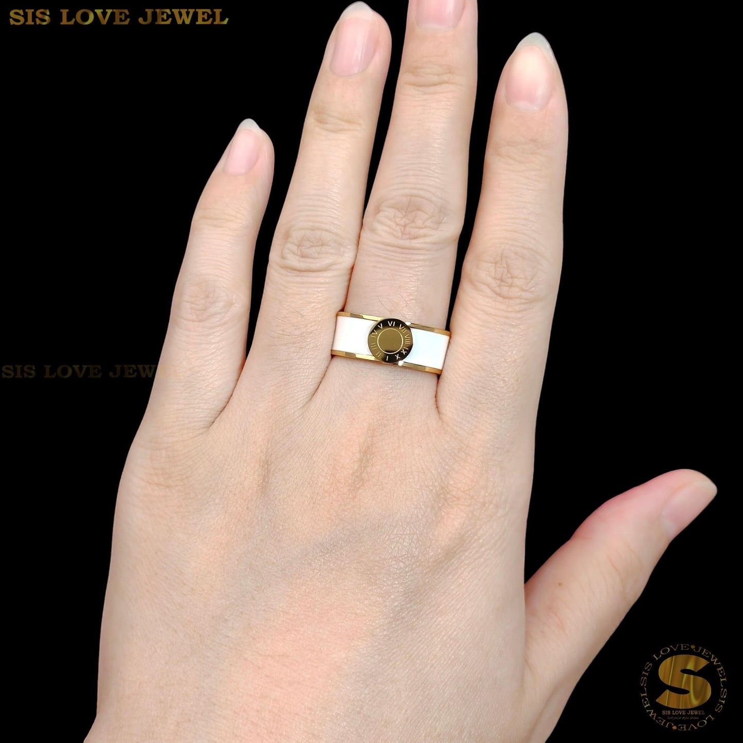 Roman Numerals Ring R121
