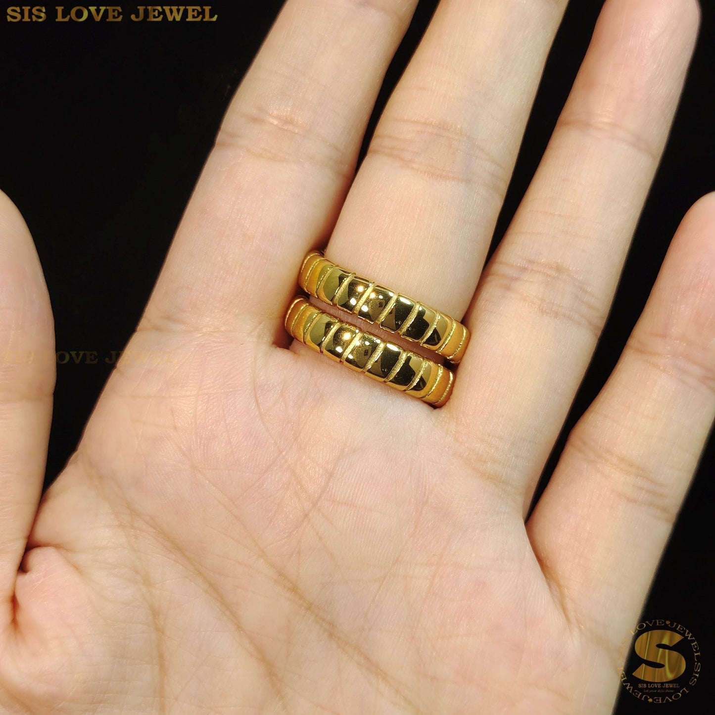 3 - Layer Snake Design Ring R092