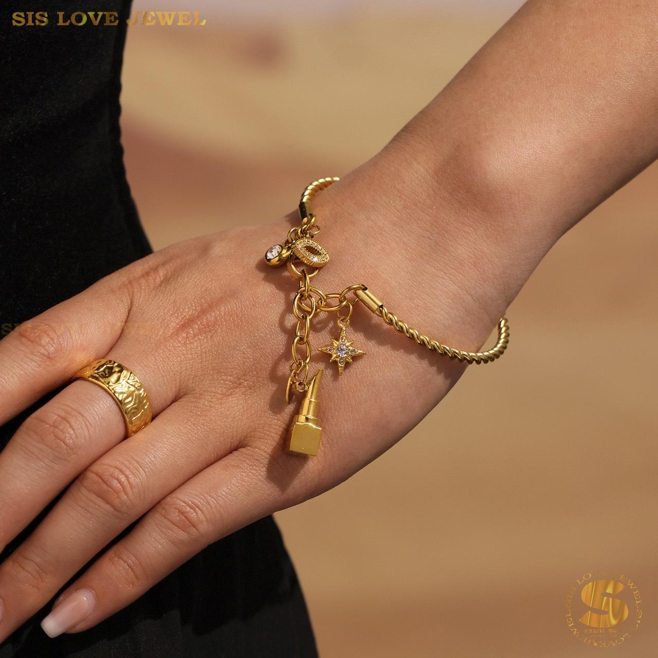 Adjustable CZ Bangle B223