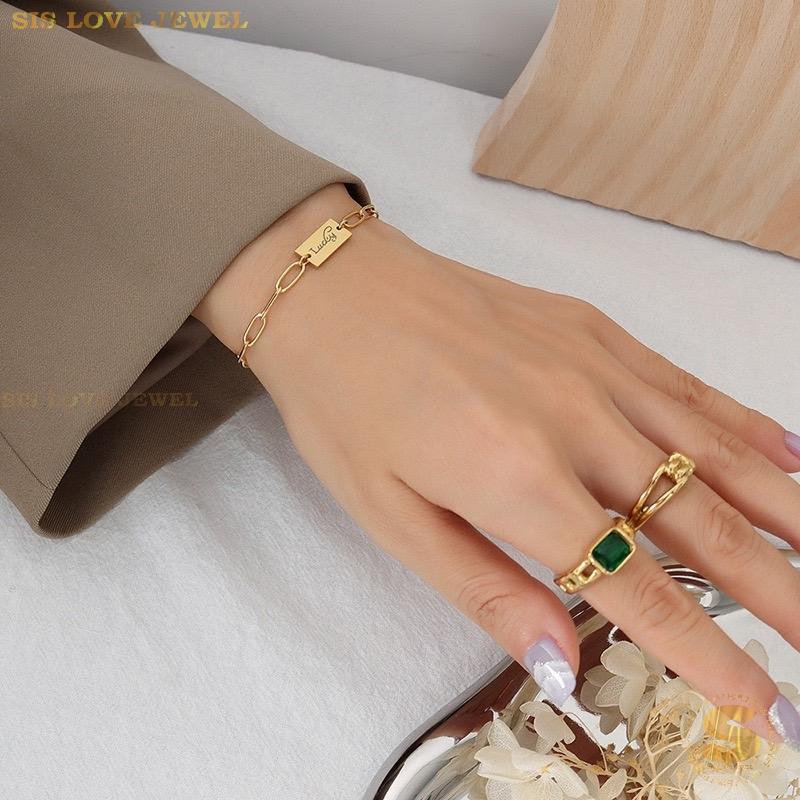 Lucky Paperclip Bracelet B128