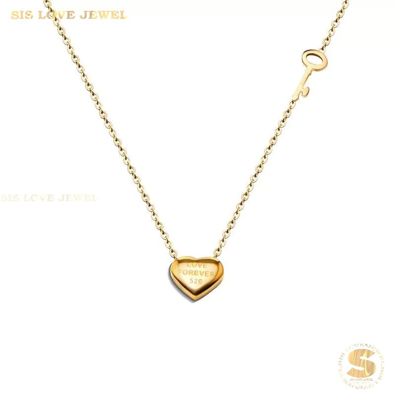 Romantic Love Key Necklace N159