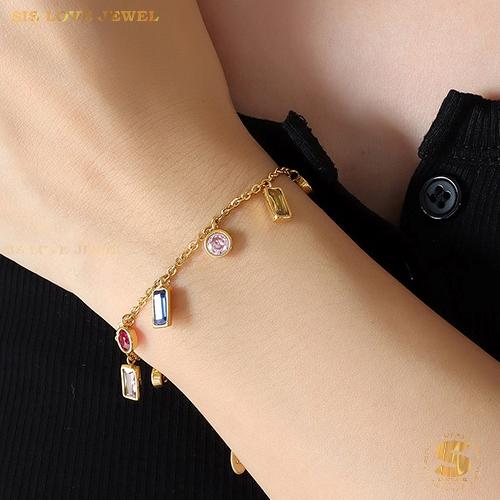7 Colors Zirconia Bracelet B019