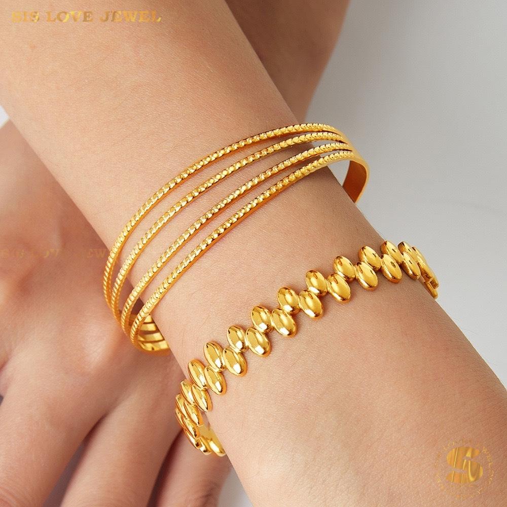 Gleaming Grace Adjustable Bangle H141