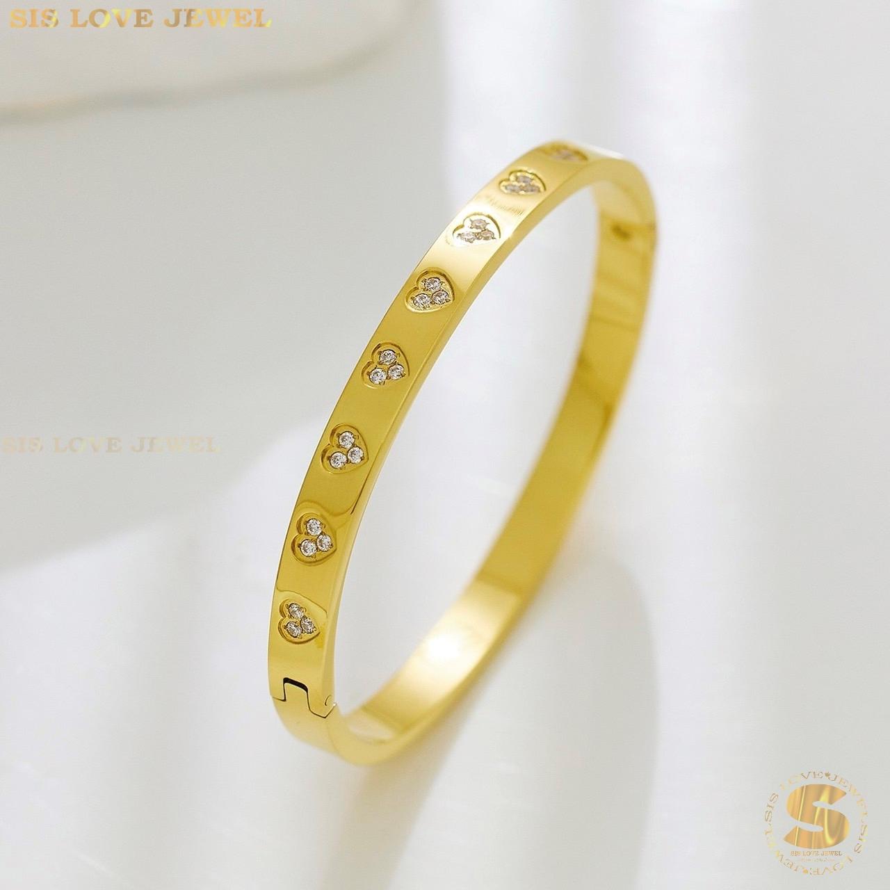 Zirconia Love Bangle H092