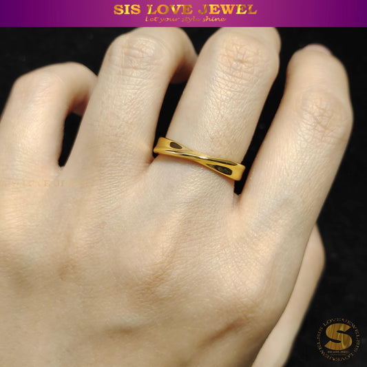 Love Inscribed Band Ring R054