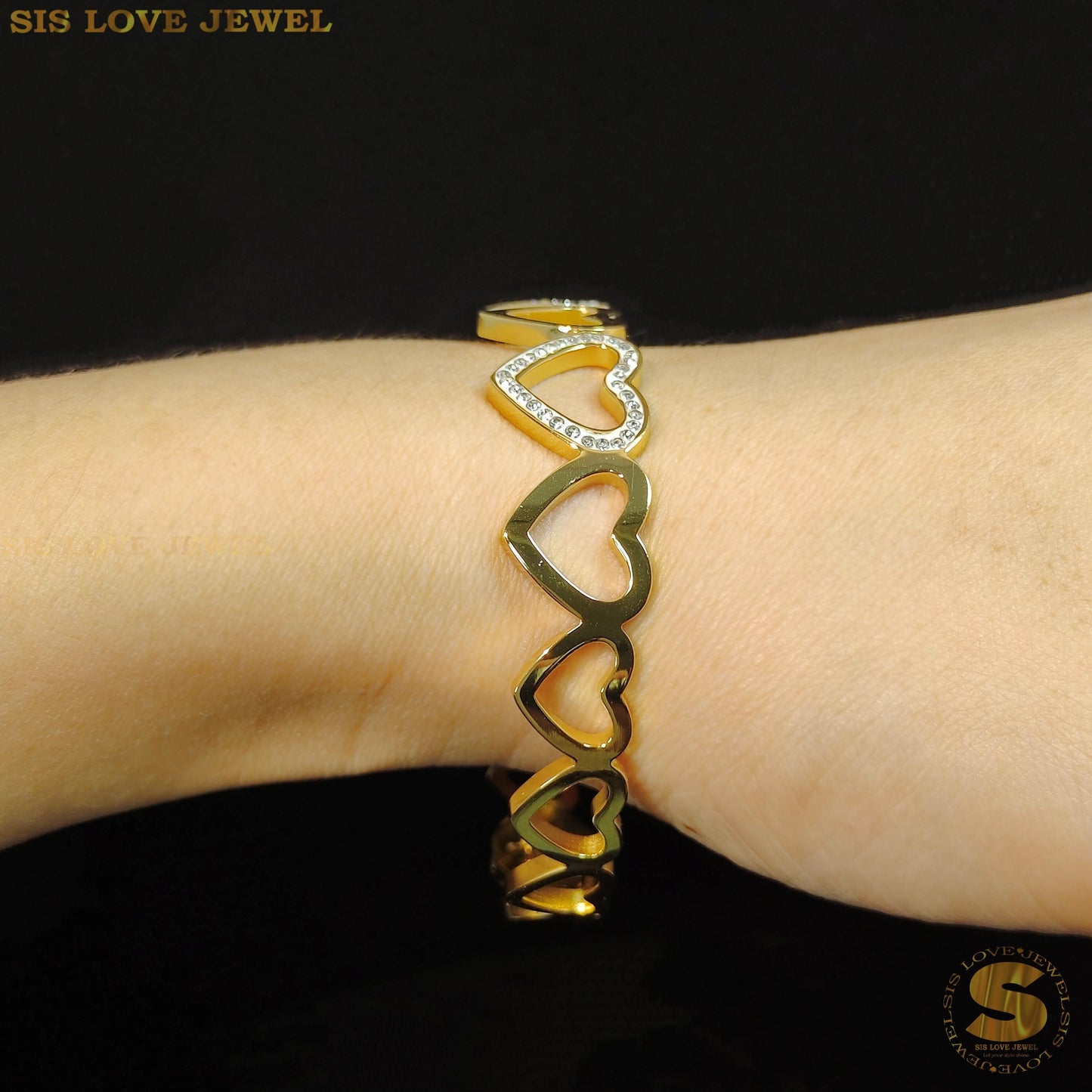 Love Oval Bangle H138