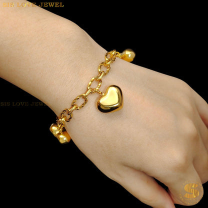 Chubby Love Chain Bracelet B226