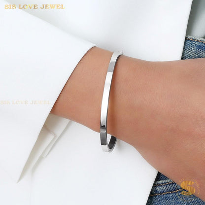 Forever Us Bangle H043 Silver