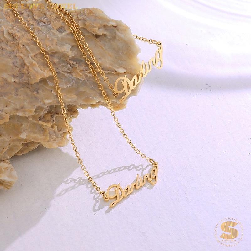 Sweet 18K Gold Darling Necklace N031