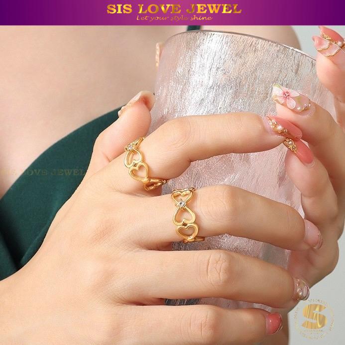 Hollow Love Adjustable Ring R106