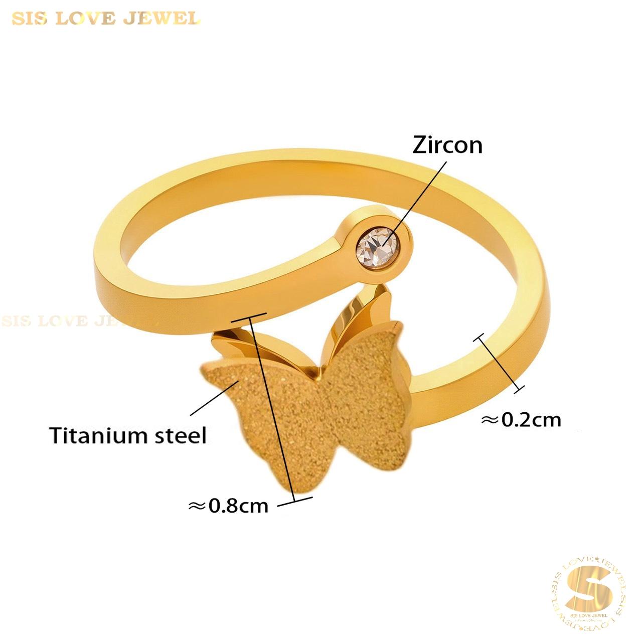 Adjustable Butterfly Ring R025