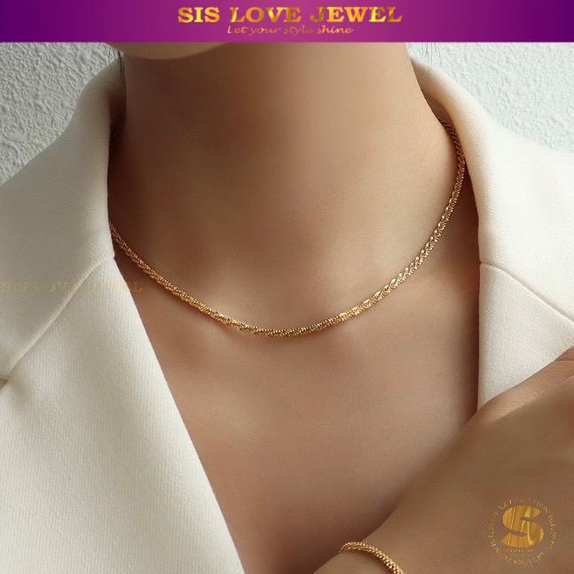 Blink-Blink Gold Plated Necklace N117