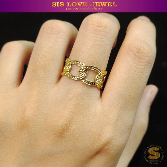 Figure-8 Adjustable Ring R076