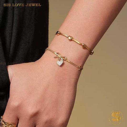 Delicate Love Station Bracelet B251 B252