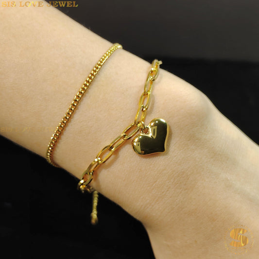 Double Layers Love Bracelet B125