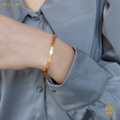 Adjustable Minimalist Bangle H009