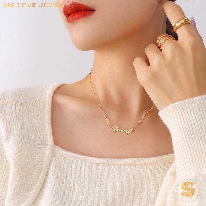 Sweet 18K Gold Darling Necklace N031