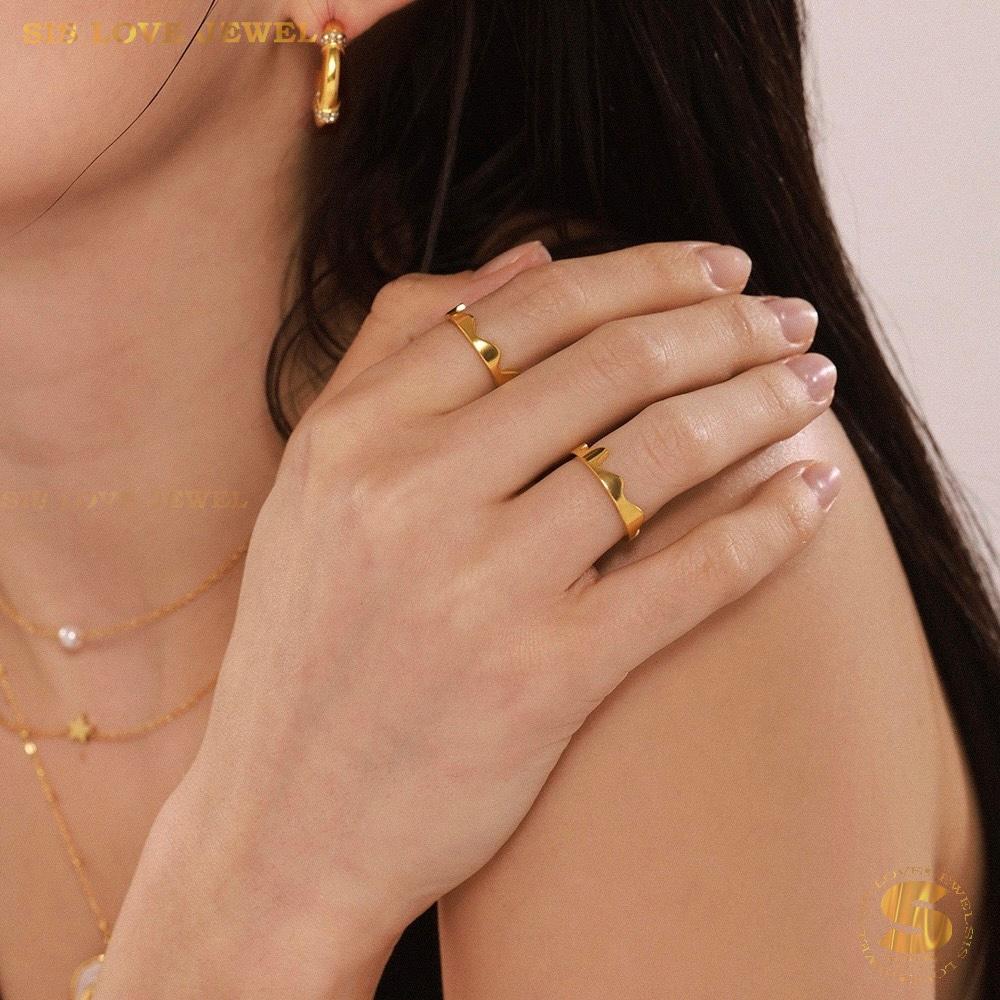 Crown Adjustable Ring  R122