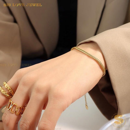 Simple Snake Chain Bracelet B102