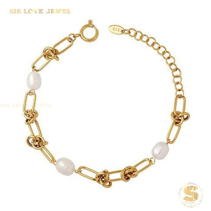 Classic Pearl Bracelet B045