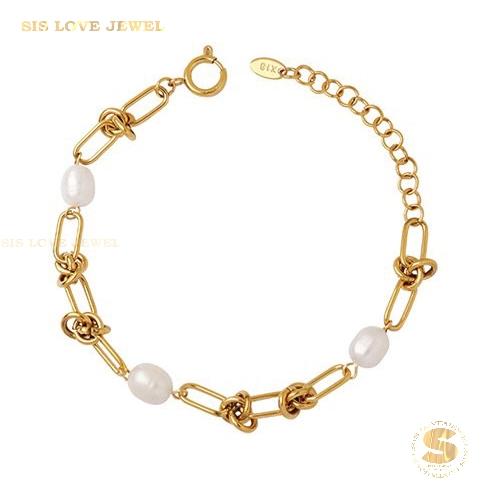 Classic Pearl Bracelet B045