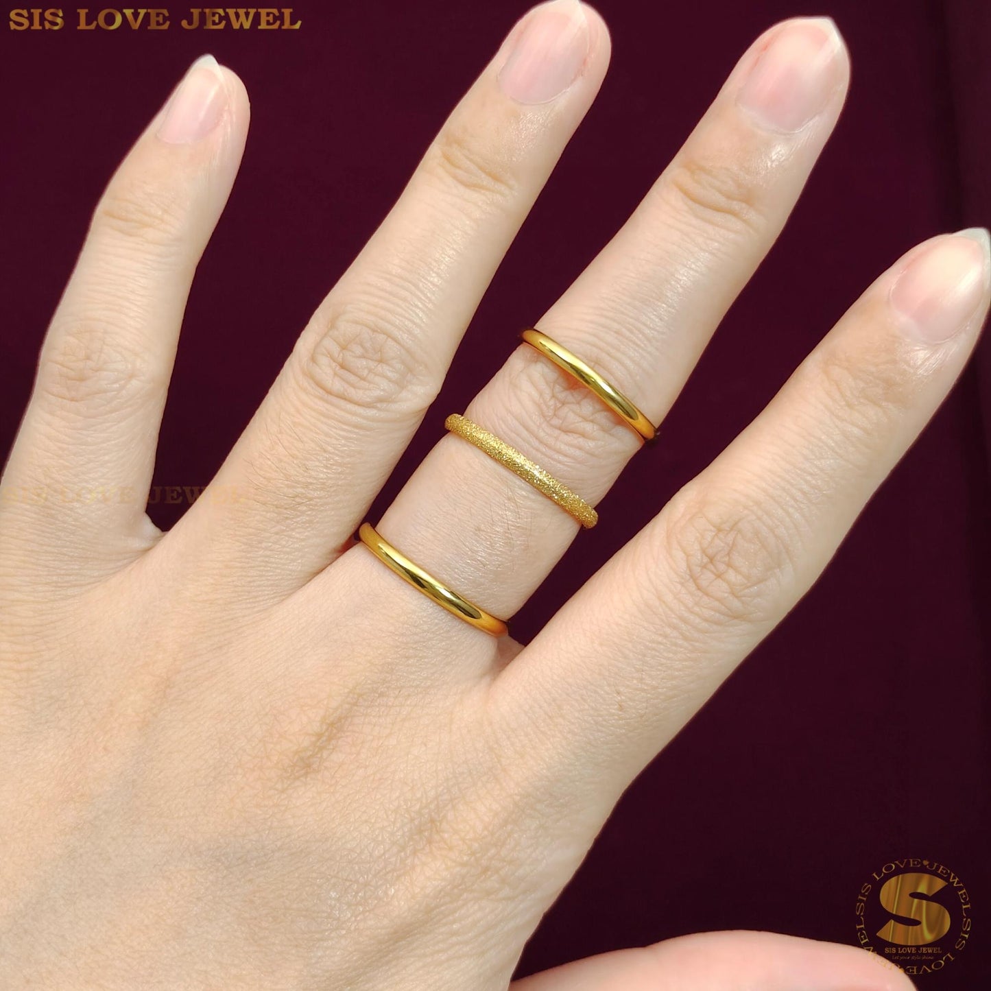 3-Layer Gold Plated Ring R003