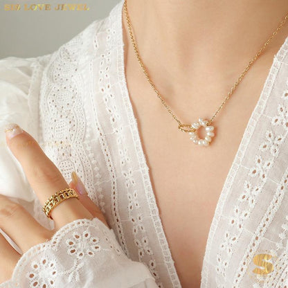 Pearl Elegance Necklace N073