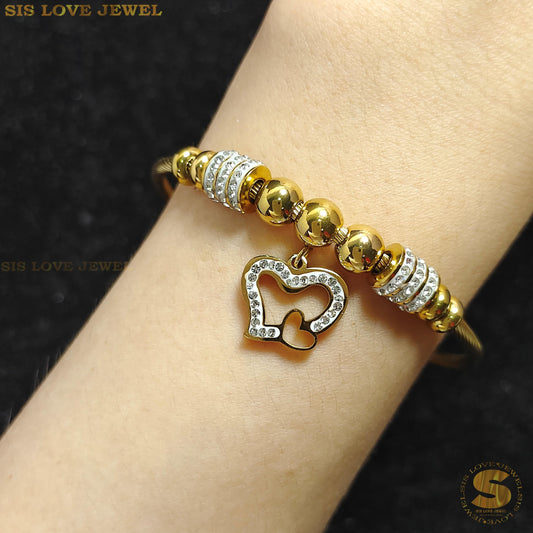 Love Charm Bangle H062