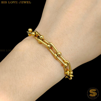 Link Chain Bracelet B026