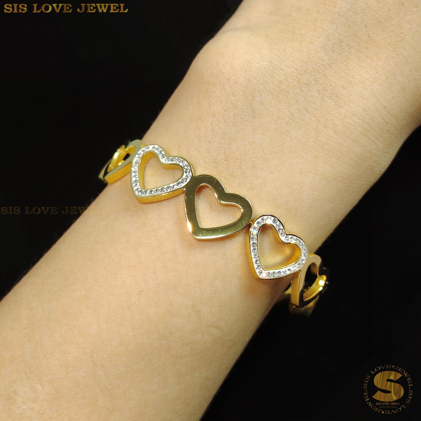 Love Oval Bangle H138