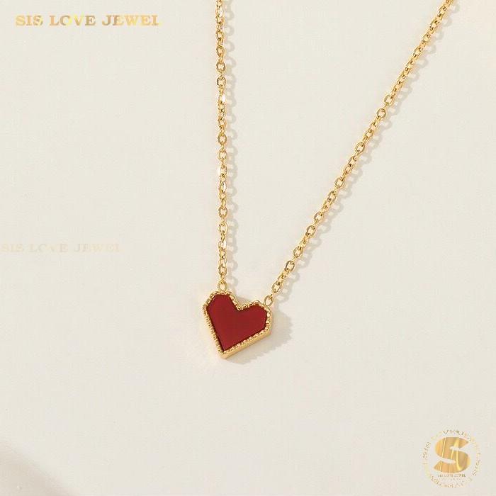 Gold Plated Love Pendant Necklace N029