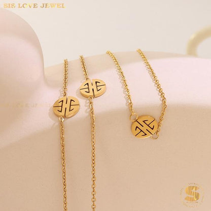 Fortune Charm Gold Plated Bracelet A003