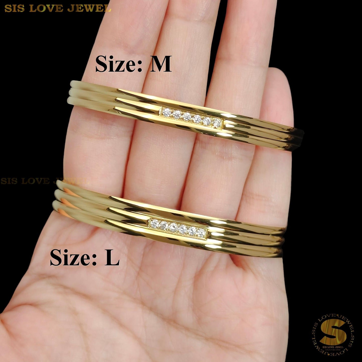 3-Layers Zirconia Bangle H069