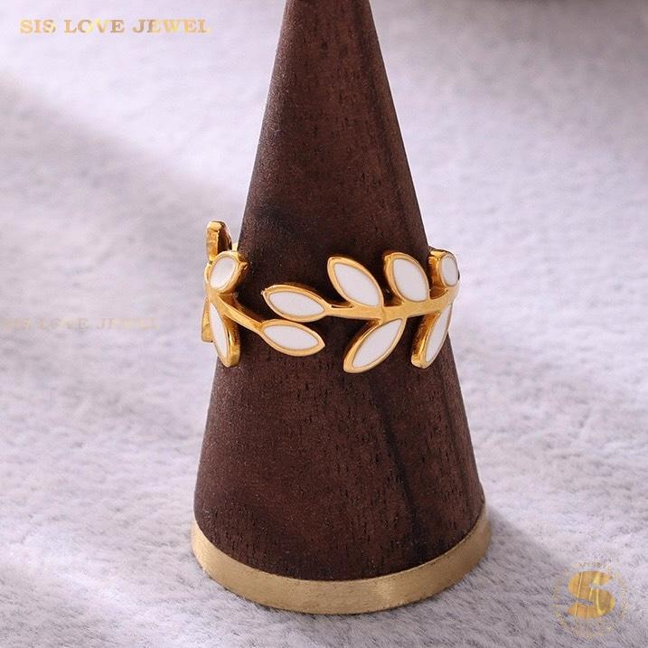 Leaf Adjustable Ring R123