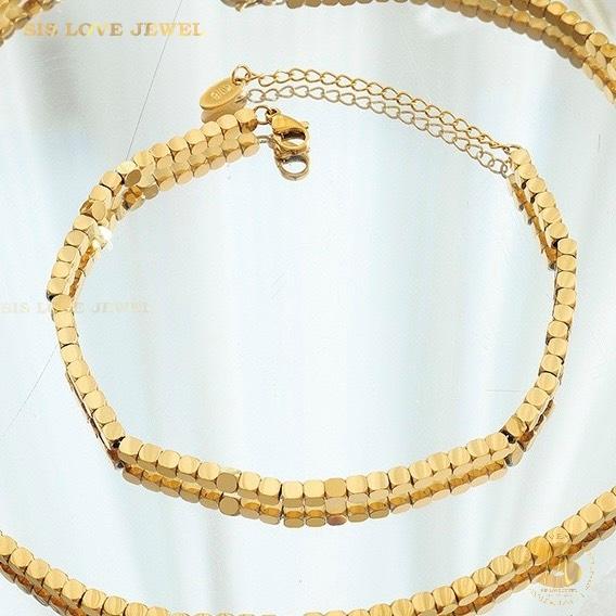 Cube Charm Bracelet B062