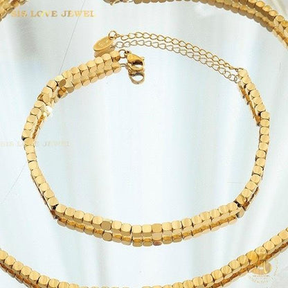 Cube Charm Bracelet B062