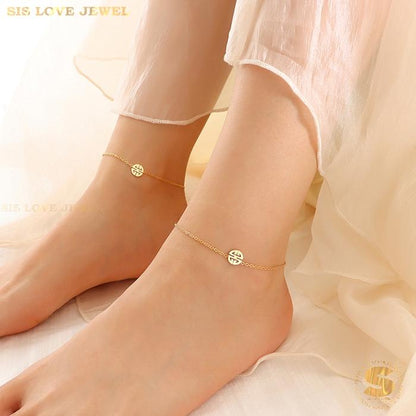 Fortune Charm Gold Plated Bracelet A003