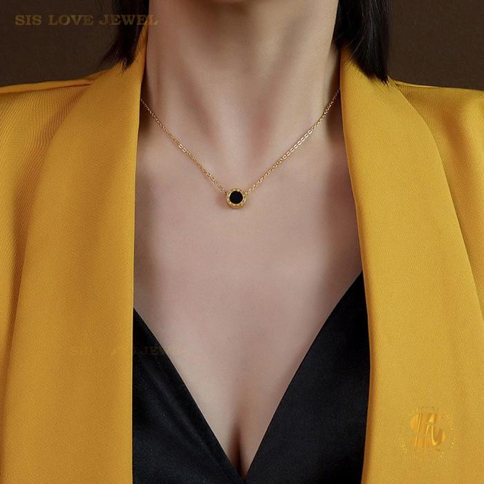 Roman Number Pendant Necklace N045