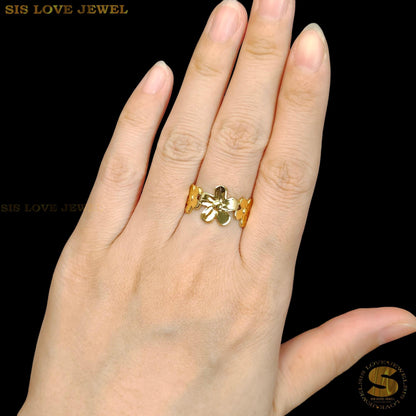 Adjustable Flower Adjustable Ring