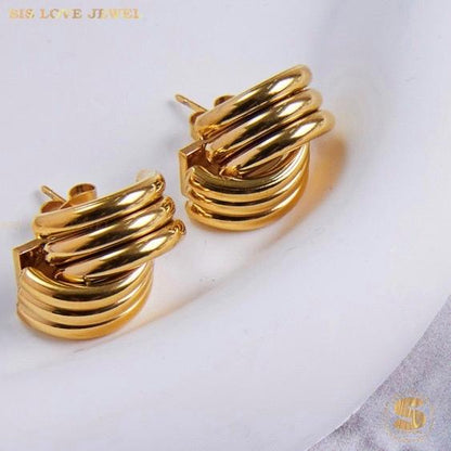 Minimalist Cross Stud Earrings S032