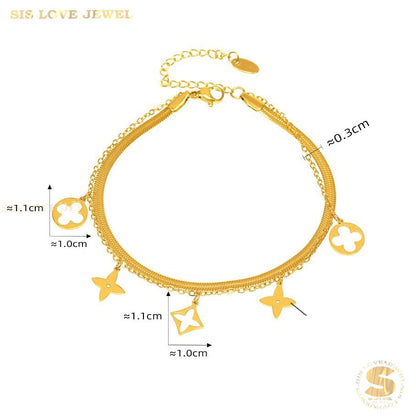 Double-Layer Snake Bracelet B224