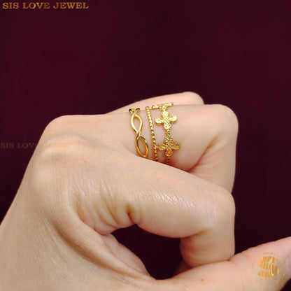 Simple Adjustable Ring R119