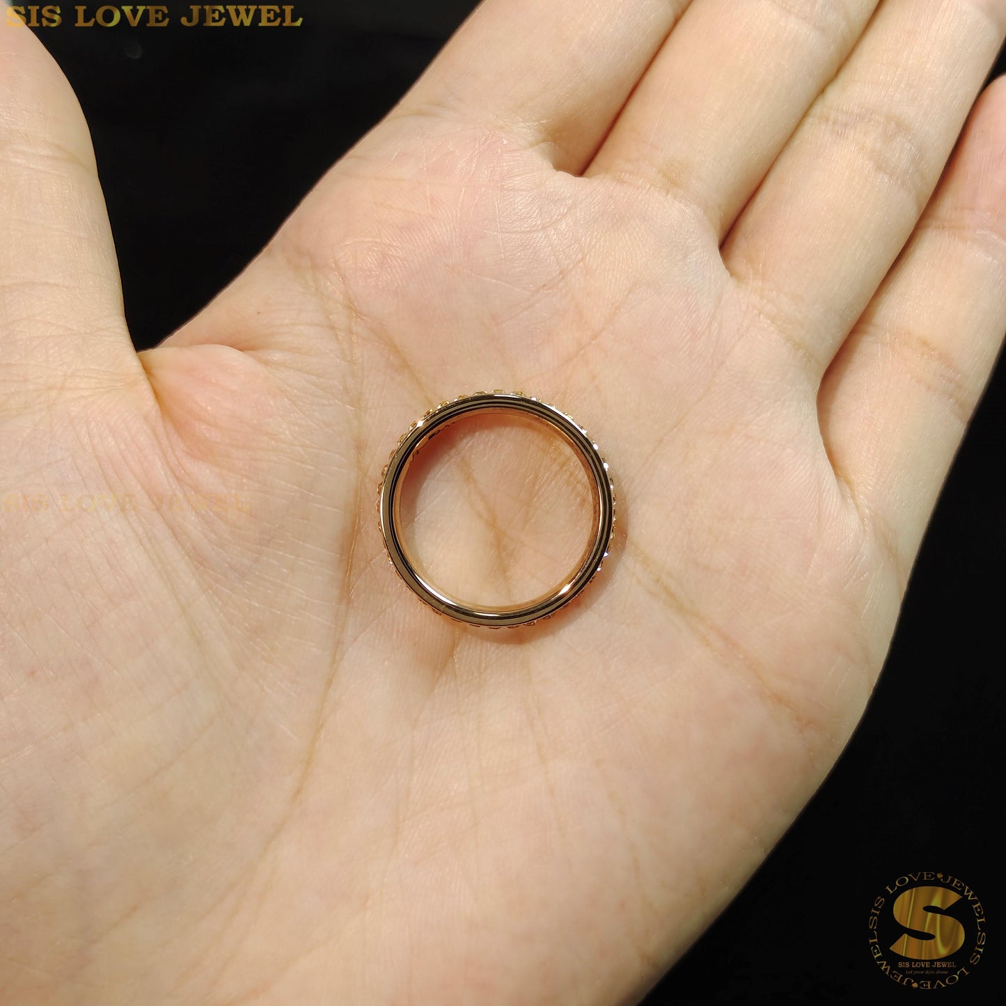 Sparkling Serenity Collar Zirconia Ring R069