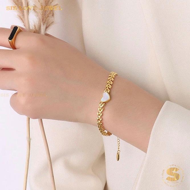 Love Shell Bracelet B047 Gold