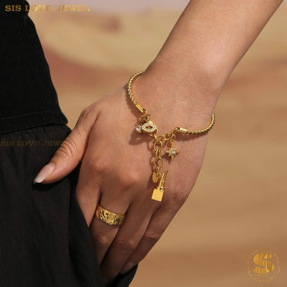 Adjustable CZ Bangle B223